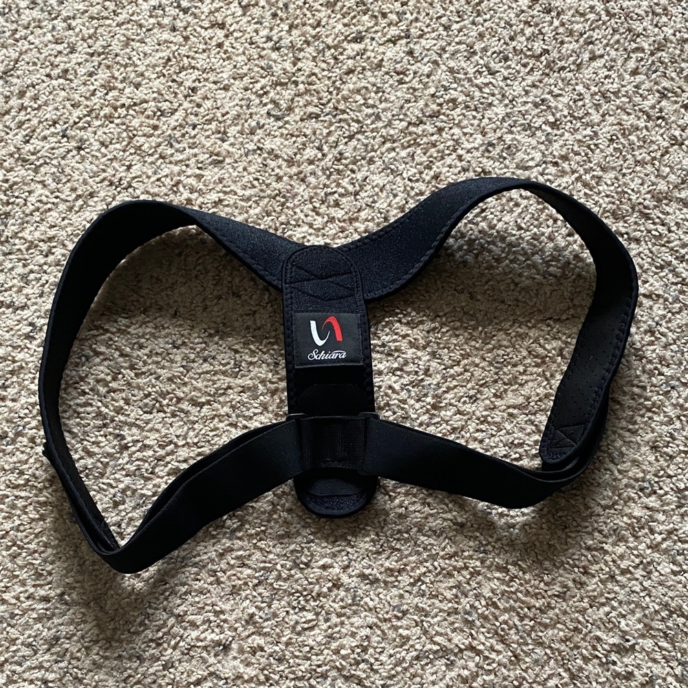 Black Unisex Posture Corrector by Schiara